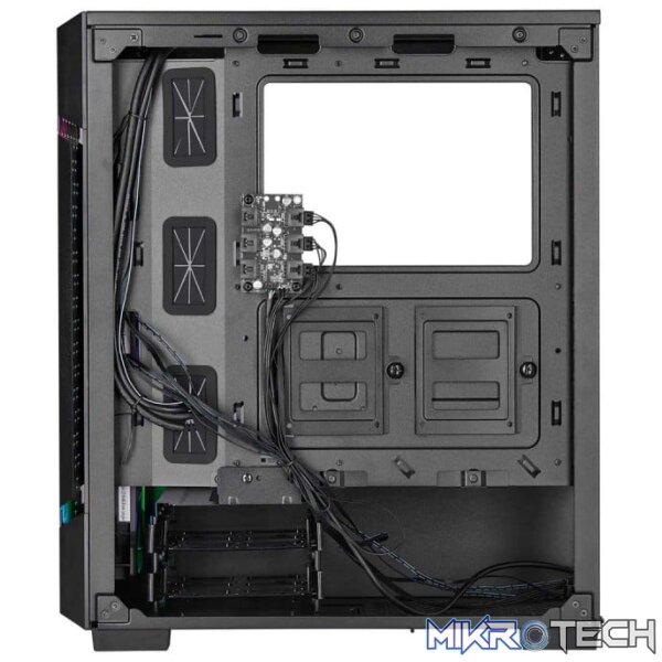 Corsair iCUE 220T Black RGB Airflow Tempered Glass Mid-Tower Smart Case - Image 4